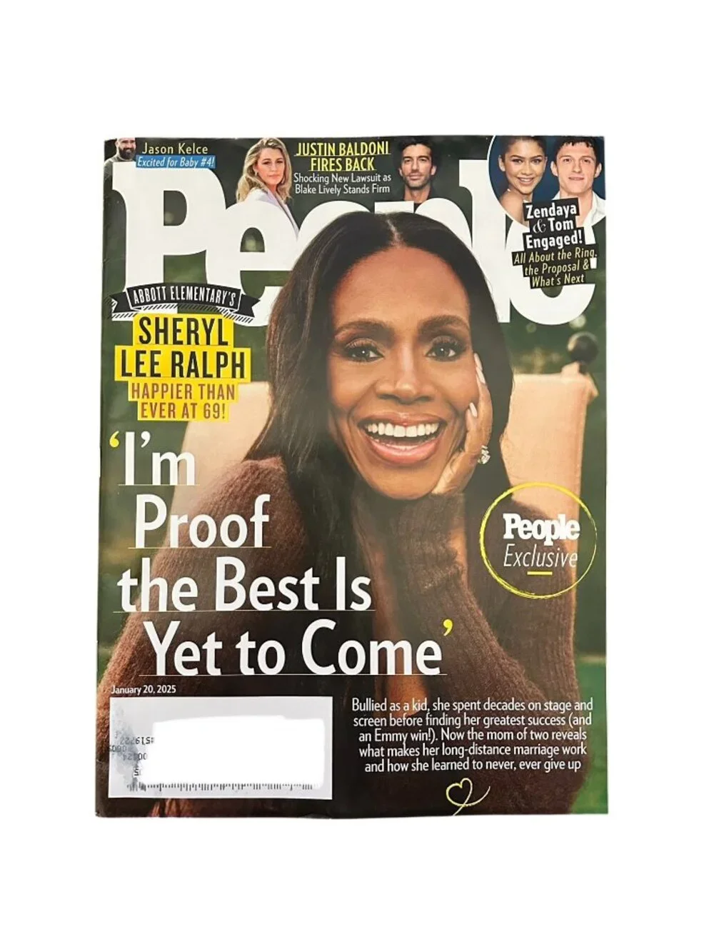 People Magazine January 20 2025 Sheryl Lee Ralph Blake Lively Baldoni Zendaya